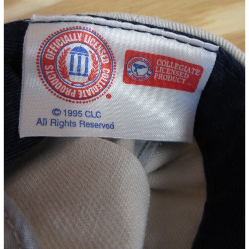 VINTAGE Ithaca College Bombers Hat Cap The Game Strap Back 90s 1995 - Picture 12 of 13